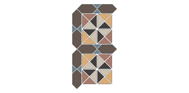 Мозаика Bruges Sheet 38.9x19.5