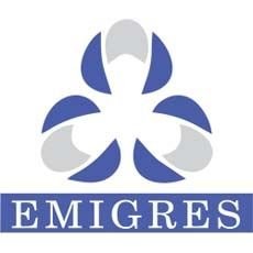 Логотип Emigres