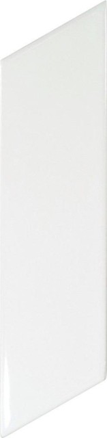 Керамическая плитка Chevron wall WHITE RIGHT (18.6x5.2 ) 23358