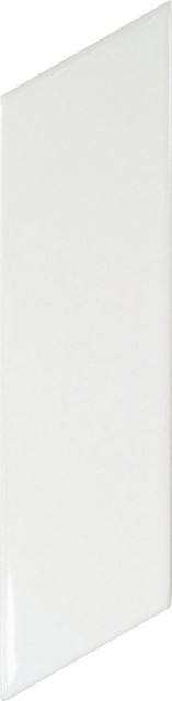 Керамическая плитка Chevron wall WHITE RIGHT MATT (18.6x5.2 ) 23361