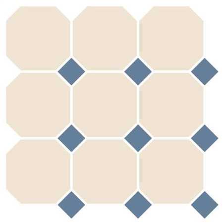 Мозаика Octagon Sheet OCT White DOT BlueCobalt 4416OCT11 (30х30)